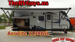 EmptyNester Adventure Special Vacation Ready RV  2017 Aerolite 213RBSL [upl. by Falcone32]