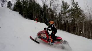 Snowmobile Fails Compilation 2017  Snowmobiles Water Skipping Boondocking Hillclimb Crashes 5 [upl. by Nnylirej]