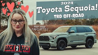 Is the Toyota Sequoia PERFECT for Us  2024 Toyota Sequoia Platinum TRD Offroad ROAD TRIP REVIEW [upl. by Boleyn]