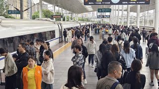 Live China facilitates hasslefree journeys amid National Day holiday return rush [upl. by Lurline]