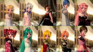 1080P Full風カンタレラ quotCantarellaquot Compilation 初音ミクPROJECT DIVA FUTURE TONEUnión Vocaloid [upl. by Naihs]