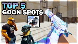 Top 5 Goon Spots in Counter Blox [upl. by Falkner]