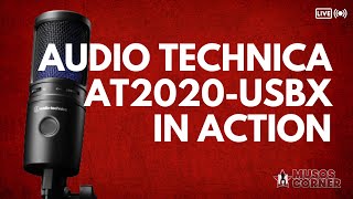 Audio Technica AT2020USBX in action [upl. by Corbin]