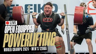 Powerlifting  Mens 120kg  World Open Equipped Championships [upl. by Post435]