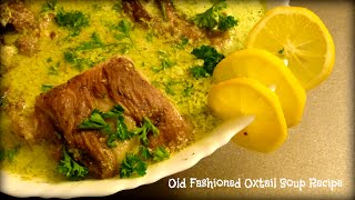 Old Fashioned Oxtail Soup Recipe  By Victoria Paikin [upl. by Skoorb38]