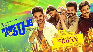 Whistle Podu Lyrical Hindi  Thalapathy Is The GOAT  Thalapathy Vijay  VP  U1  AGS TSeries [upl. by Kenric]