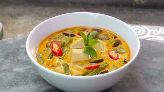 Rotes Thai Curry  Vegan Vegetarisches Rezept [upl. by Ros]