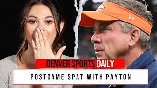 What happened with Sean Payton and Panthers CB Jaycee Horn after Broncos win  Denver Sports Daily [upl. by Pettifer]