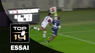 TOP 14 – BordeauxBègles  Racing 92  2028 Essai Metuisela TALEBULA BOR – J20 – Saison 20152016 [upl. by Anitsuga]