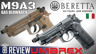 Umarex KWC Beretta M9A3 FM CO2 GBB Pistole  Airsoft Review Deutsch [upl. by Notsnhoj]