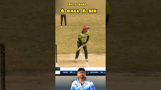 putu saha 6 ball 6 six in an over in Shyamnagar premier league 💥💥 [upl. by Aihselat]