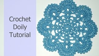 How to Crochet a Lacy Doily Tutorial  Crochet StepbyStep Guide Part 2 [upl. by Schreiber]