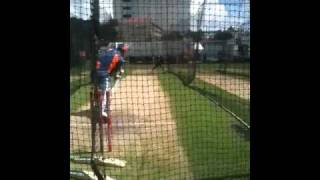 Ricky Ponting batting in the nets [upl. by Elli]