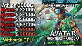 Avatar Frontiers of Pandora  Ryzen 3 3200G  Ryzen 5 3400G  5600G  8500G  8600G  Ryzen 7 5700G [upl. by Evanthe]