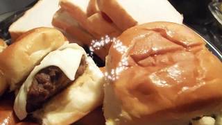 YUMMY CHEESEBURGER SLIDERS SEASON 1 EPISODE 2 COOKN IT UP WITH THE FRAZIERS [upl. by Aneroc]