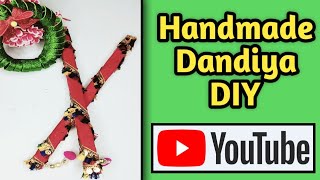 DIY Dandiya Make Your Own Handmade Dandiya Sticks truptiscraft tranding 😱 CrafterAnukriti [upl. by Dunaville662]