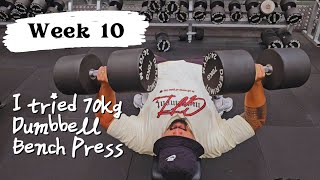 Week 10  Trying for a 70kg Dumbbell PB 2hr Cake Delivery Birthday Karaoke and Korean BBQ [upl. by Aramo]