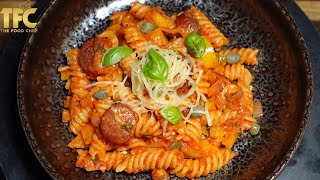 🇪🇸 Fusilli with Chorizo  The Food Chef [upl. by Irret]