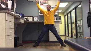 Adductor Stretch standing with overhead reach [upl. by Winthorpe468]