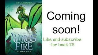 Wings of Fire Audiobook book 13 The Poison Jungle Trailer [upl. by Casaleggio]