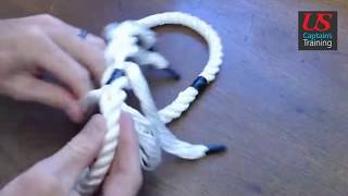 End Splice  AB Marlinespike Seamanship Practical Demonstration [upl. by Everett419]