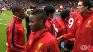 Suarez and Evra shake hands [upl. by Mariko]