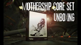 Mothership 1e Core Set half Unboxing Also some thoughts on Mothership Solo Tools [upl. by Marje60]