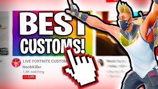 FORTNITE CUSTOMS  LIVE amp REAL [upl. by Apoor]