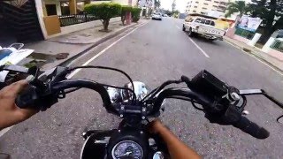 Suzuki Volusia VL800 Bobber Test After Rejet [upl. by Nwahsel]