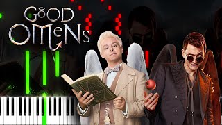 Good Omens  Opening Theme  Piano Tutorial MIDI File [upl. by Worl]