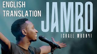 Israel MBONYIJAMBOEnglish translationLyrics video [upl. by Sonstrom599]