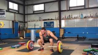 Dmitry Klokov one arm 220 lbs 100 kg snatch o [upl. by Eiralam]