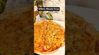 Millets Masala Dosa milletsdosa indiancuisine dosa healthyeating flavorsunfold [upl. by Atnom765]