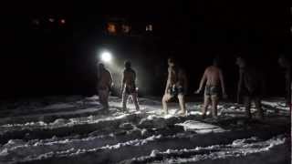 Snow swimming Championship in Finland 2013 [upl. by Tallula736]