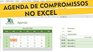 Agenda no Excel [upl. by Athey]