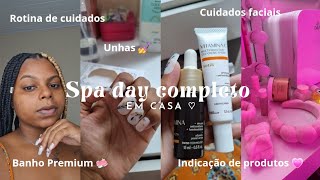 Spa day completo em casa ♡🧼🎀 [upl. by Manuela]