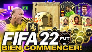 COMMENT BIEN COMMENCER FIFA 22 Ultimate Team avec 0€  Nos Premiers Packs amp Matchs Rivals 1 [upl. by Bussey]