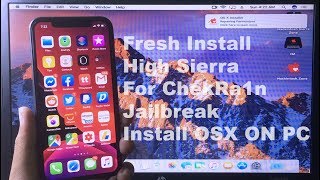 NEW Install High Sierra For Jailbreak Using CheckRa1n Windows User [upl. by Nirro]