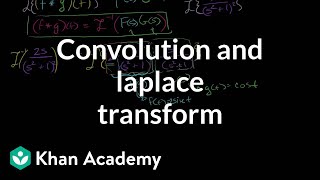 The convolution and the laplace transform  Laplace transform  Khan Academy [upl. by Anelav]