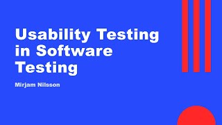 Usability Testing in Software Testing  When to do Usability Testing  usabilitytesting [upl. by Berny590]