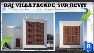 Façade Raj villa sur revit [upl. by Mccollum867]