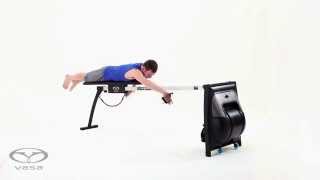 Swimming freestyle on the Vasa Swim Ergometer [upl. by Aldon]