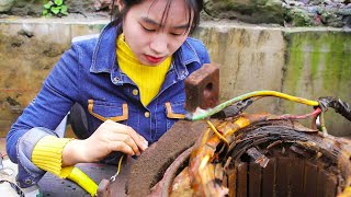 Repairing the alternator in 1989 the first time I saw such a joint Guoer repaired overnight [upl. by Otanutrof]