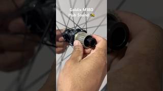 Hub Sound  Goldix M180 Boost MS Centerlock hubsound [upl. by Eelreveb365]