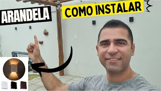 ARANDELA EXTERNA COMO INSTALAR [upl. by Anivas]