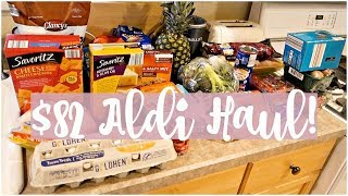 Grocery Shopping On A Budget  Aldi Haul [upl. by Ellerrad]