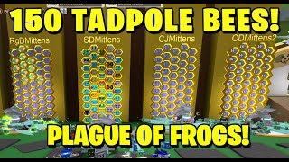 🐸150 Mythic Tadpole Bees in Stump Field🐸 ITS CRAZY  Bee Swarm Simulator Test Server [upl. by Dougherty]