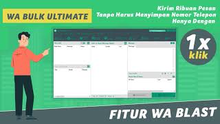 Whatsap Blast Bomber Bulk Ultimate  Kirim Ribuan Pesan Whatsapp Hanya Dengan 1 Klik [upl. by Enrobyalc]