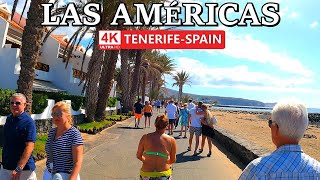 TENERIFE  PLAYA DE LAS AMÉRICAS  First Walk in March 😎 Just How Busy is it 🤔 4K Walk ● March 2024 [upl. by Woodhouse]