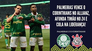 PALMEIRAS VENCE E COLA NO FLAMENGO NA LIDERANÃ‡A ENQUANTO TIMÃƒO SE AFUNDA NA ZONA DO REBAIXAMENTO [upl. by Tierney]